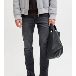 Jeans Baggy de Alta Calidad para Hombre, Corte Recto, Pierna Ancha, Lavado Desgastado, Ajuste Holgado, Tallas Grandes, Jeans de Mezclilla al por Mayor, Ajuste Delgado, OEM - Product Image 5