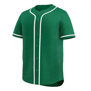 Uniformes Deportivos y Camisetas de Béisbol Personalizadas de Alta Calidad para Hombres Adultos, Logotipo Frontal, Secado Rápido, 100% Poliéster, Camisetas de Equipo - Product Image 4