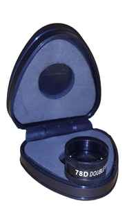 Lente asférica doble quirúrgica de ciencia 78D Lente de Cristal de Color negro para equipo óptico FORMA DE Hospital OEM envío gratis - Product Image 5