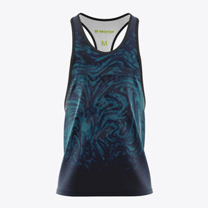 Camiseta sin mangas con tirantes de algodón OEM, ropa de Fitness personalizada para hombres, chaleco de gimnasio transpirable, diseño de tejido de punto informal - Product Image 1