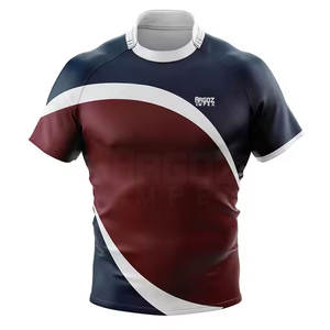 Camiseta de rugby de manga corta superventas de alta calidad y cómoda, transpirable, gran oferta de Pakistán para ropa de fútbol - Product Image 1