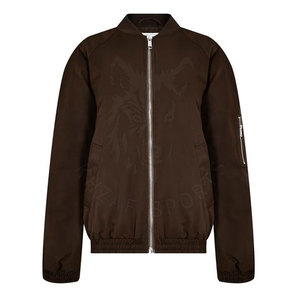 Casual <b>Women</b> Bomber <b>Jacket</b> With Ribbed Cuffs And Full Front Zip For Daily Wear <b>Women</b> Bomber <b>Jacket</b> - Product Image 1