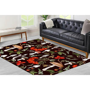 Alfombra de Lana Tradicional Colorida con Diseño de Patchwork, Ecológica, Antideslizante, Lavable a Máquina, Pelo Medio, Base de Látex, Lavado a Mano - Product Image 1