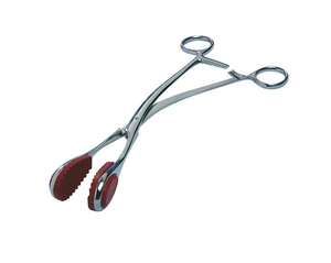 Pinzas Uterinas Ligeramente Curvadas de 29 cm, Acero Inoxidable, Resina Plástica, Materiales de Goma, Potencia Eléctrica Manual por Surgiright - Product Image 4