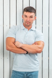 Men's <b>White</b> 100% Cotton Oxford Short Sleeve for Shirt Breathable Quick Dry Regular Fit Casual Button Design Solid Color Knitted - Product Image 3