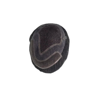 Peluca de Cabello Humano Virgen Remy Indio, Tupé con Ondas Naturales, Trama Única para Prótesis Capilares de Encaje - Product Image 4