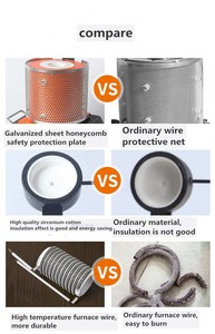 فرن صهر الذهب والفضة عالي الكفاءة، بوتقة جرافيت 2 كجم، تسخين سريع لمحلات صناعة المجوهرات، معتمد CE/ROHS - Product Image 5