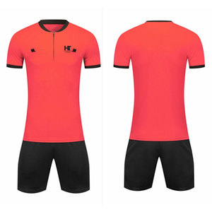 Custom Logo Breathable Men's Soccer Uniform Professional Made Short Sleeve Solid 100% Polyester for Online Sale - Product Image 1