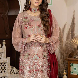 2025 nouveaux modèles pakistanais indien Punjabi robes de soirée élégant Festival costume pour dames pour le mariage et la célébration de l'Aïd - Product Image 3