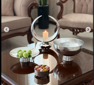 Quality <b>Metal</b> Fruit Chocolate And Nut <b>Bowl</b> For Elegant Dining Table And Wedding Party Display Festive Candy Presentation - Product Image 5