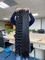 Cheveux longs 40 pouces paquets de cheveux cambodgiens 100% cuticule naturelle alignée en gros vierge brut cambodgien 10 "-50"