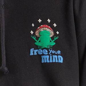 Streetwear Offre Spéciale Puff Impression Hoodies Fabriqué en Tissu Doux de Haute Qualité Puff Impression Hoodies - Product Image 4