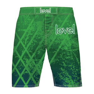 Haga sus propios pantalones cortos Mma en blanco personalizados Kick Boxing Grappling Training Sportswear Hombres Personalizado 100% Poliéster - Product Image 5