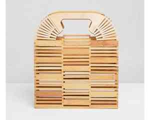 Sac en bambou durable conçu avec un matériau de sac en bambou épais adapté aux vacances d'été, à la mode et à la vente en gros - Product Image 2