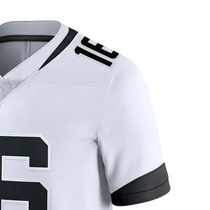 2025 Camiseta de fútbol americano de entrenamiento personalizada, venta al por mayor, ropa de equipo deportivo, camiseta de fútbol americano de tamaño adulto, servicio OEM - Product Image 3