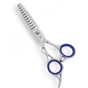Endo Tech Premium Stainless Steel Manual <b>Thinning</b> Shears Straight Hair Barber Salon Use Blue/Pink/Black Colors Manicure Pedicure - Product Image 1