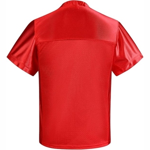 เสื้อรักบี้ระบายอากาศแขนสั้นผ้าโพลีเอสเตอร์100% ขนาดใหญ่พิเศษเสื้ออเมริกันฟุตบอลโลโก้ออกแบบได้ตามต้องการ - Product Image 3