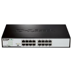 Switch Gigabit non géré 16 ports pour PME DGS-1016D Noir - Product Image 2