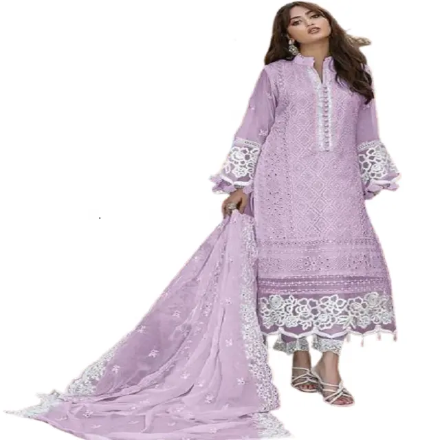 Elegante Nieuwe Pakistaanse Jurk Hot Selling Shalwar Kameez