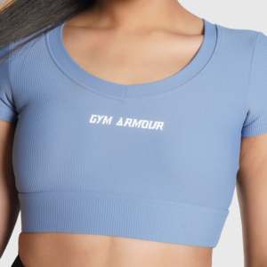 Tempo Sports Top Comfortable <b>Blue</b> Sports <b>Bra</b> - Product Image 6