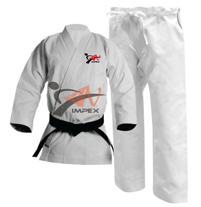 Professionnel 100% coton Judo karaté Jiu Jitsu uniforme Logo personnalisé Arts martiaux porter de haute qualité - Product Image 1