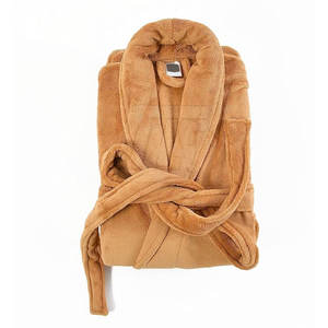 Peignoir en coton éponge à manches longues pour homme 2025 avec poches, séchage rapide, coupe ample, broderie, 100% coton, combo personnalisé - Product Image 1