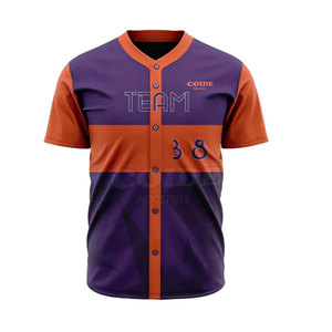 Uniforme de baseball au design unique fabriqué en usine, logo personnalisé imprimé, uniformes de baseball unisexes fabriqués au Pakistan - Product Image 3