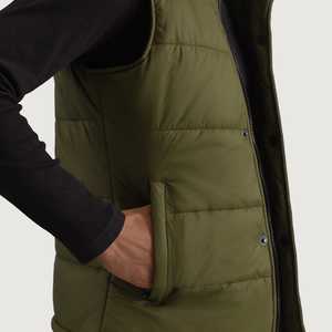 Gilet matelassé d'hiver décontracté pour homme, veste sans manches légère, vêtements de mode de plein air - Product Image 2