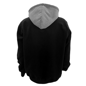 เสื้อสเวตเตอร์ผ้าฝ้าย100% แบบสวมหัวมีฮู้ดสำหรับผู้ชายเสื้อฟลีซแบบลำลองแนวสตรีทโลโก้ออกแบบได้ตามต้องการ - Product Image 3