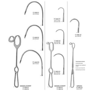 Rétracteur chirurgical en acier inoxydable MIDDELDORPF 40x70mm 25cm de long Haute qualité Certifié CE Garantie 5 ans et plus Fabricant - Product Image 3