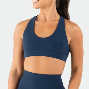 Sujetador deportivo personalizado con logo para mujer, para fitness, entrenamiento, gimnasio, ropa deportiva. - Product Image 4