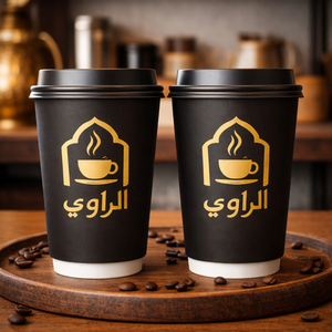 AT PACK Leak-proof Hot Drink Double Wall <strong>Paper</strong> <strong>Cup</strong> Hollow Insulation Jar Milk Tea Coffee Packaging Commercial Lid Logo - Product Image 1
