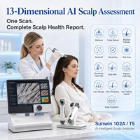 Système d'analyse du cuir chevelu alimenté par l'IA avec diagnostic des follicules pileux et imagerie à triple spectre
