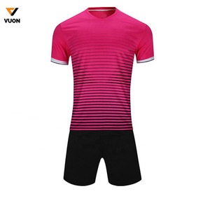 Mới nhất thiết kế Bán buôn giá thấp tùy chỉnh tất cả các bộ thể thao thoáng khí đội bóng đá Jersey đồng phục cho nam giới - Product Image 4