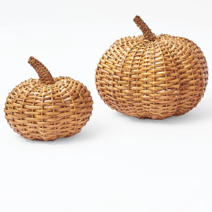 Tendance Halloween Rotin Citrouille Panier Sacs Paniers De Stockage Cadeau De Vacances De L'usine Du Vietnam - Product Image 2