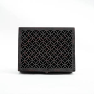 Coffrets cadeaux de cartes de visite en bois de qualité supérieure élégants et durables avec impression de papier d'art en motifs carrés et rectangulaires - Product Image 4