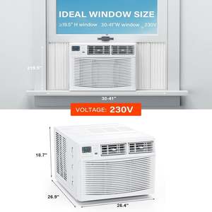 Climatiseur de fenêtre électrique portable 1 unité mobile tout-en-un 7000 BTU, climatisation et chauffage, climatiseur de fenêtre à onduleur à vendre - Product Image 2