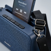 Boombest LN711BT Lecteur Audio Sans Fil Portable en Tissu, Boîte Sonore avec Basses Puissantes, Lecture Carte TF et USB, Idéal Voyage, Meilleure Vente en Afrique