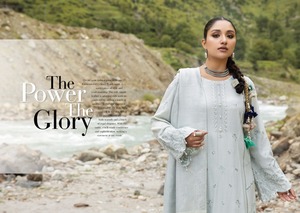 La ropa de invierno más vendida Shalwar kameez trajes para mujeres en material de cuero genuino de muy alta calidad con bordado muy fino - Product Image 6