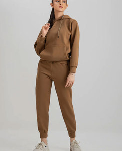 Service OEM Survêtement Respirant pour Femmes Vente à Chaud Maternité Solide Survêtement de Rue Pantalon Empilé à Impression d'Encre Splash - Product Image 4