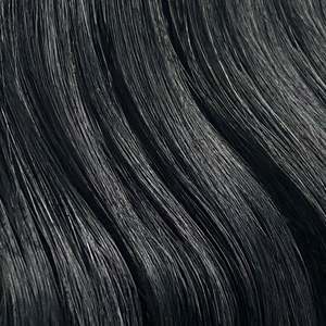Extensions de cheveux brésiliennes Remy à bandes adhésives, 8-30 pouces, lisses, noir de jais 1B - Product Image 2