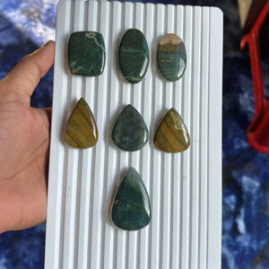 โอเชียนแจสเปอร์ คาโบชอง พลอยหลวม งานแฮนด์เมด เรียบเนียน พลอยกึ่งมีค่า คุณภาพดี ราคาขายส่ง - Product Image 1