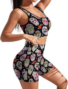 Conjunto de Yoga de nuevo estilo para mujer, Sujetador deportivo sin costuras a la moda con mallas, ropa deportiva para entrenamiento de gimnasio - Product Image 2