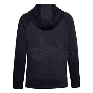 Sudadera con capucha de poliéster/algodón para mujer al por mayor, ropa informal con logotipo personalizado, transpirable con capucha para invierno - Product Image 4