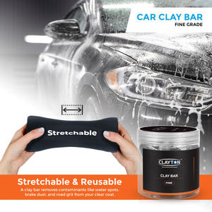 Barre d'argile fine Clayton Car Care (CL-CLBAR-FIN) pour la décontamination de la peinture automobile, surface lisse et finition brillante - Product Image 3