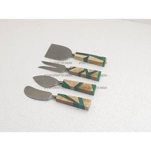 Cubiertos de cocina, cucharas, cubiertos de acero inoxidable y mango de resina, cubiertos al por mayor, juego de cubiertos, juegos de vajilla - Product Image 2