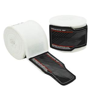 Mélange élastique en polyester respirant imprimé noir blanc enveloppes rapides de boxe de haute qualité Logo personnalisé enveloppes de main d'entraînement de gymnastique - Product Image 4