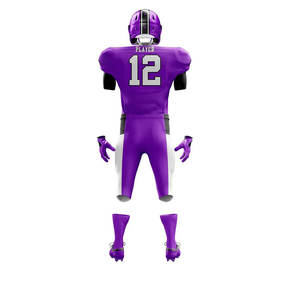 Diseño de uniforme de fútbol americano personalizado uniforme de fútbol barato para los jóvenes con nombre de jugador de equipo personalizado - Product Image 3