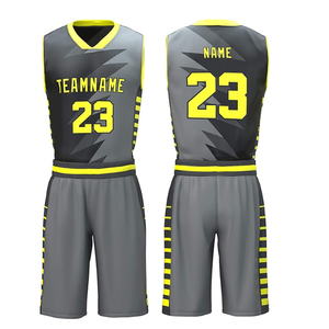 Camiseta de baloncesto de sublimación de precio barato personalizado, trajes de diseño uniforme, ropa deportiva de baloncesto, conjunto de baloncesto - Product Image 6