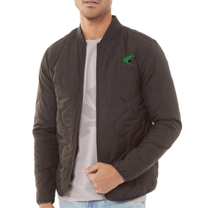Veste d'hiver de couleur unie la plus vendue pour les hommes décontractée Street Wear personnalisé Style Letterman à manches longues respirant veste chaude - Product Image 4